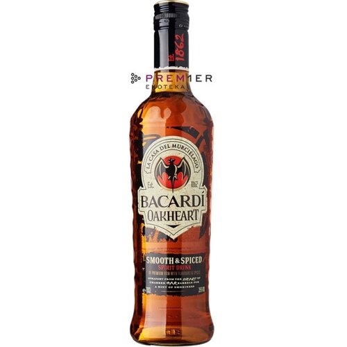 Bacardi Oakheart Spiced rum 0.70l Slike