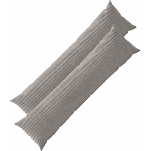  Presvlaka za jastuk 2 pcs HEERLEN Svjetlosiva 40 x 145 cm Kord Cene