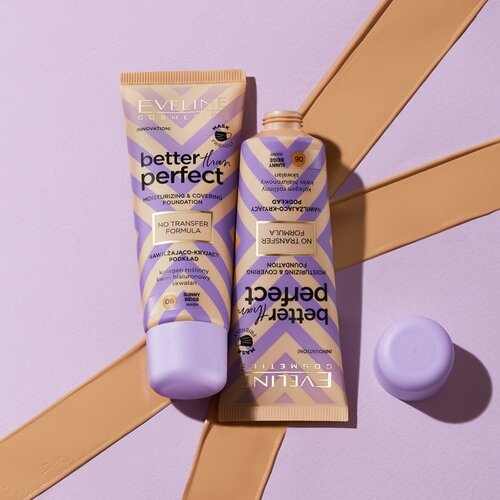 Eveline Cosmetics Better than Perfect prekrivni tekoči puder z vlažilnim učinkom odtenek 2.5 Almond Beige Warm 30 ml Slike
