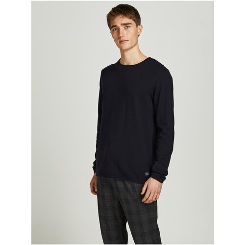 Jack &amp;amp; Jones Men&amp;#039;s Black Basic Sweater Hill - Men Slike