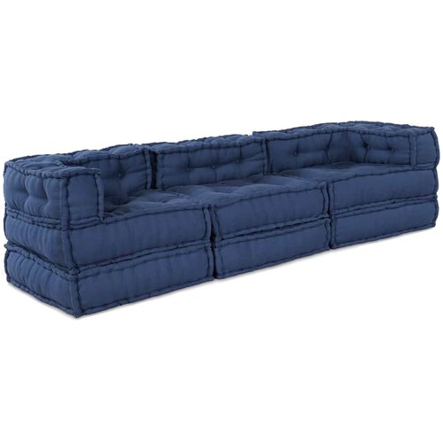 Modularna sofa 3 pcs Indigo Tkanina Slike