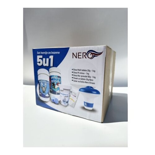 Diasa set hemije (hlor 1kg ,ph- 1kg,tablete 20g 1kg , plovak 20g , tester na listiće 10 kom) ( 230 ) Cene