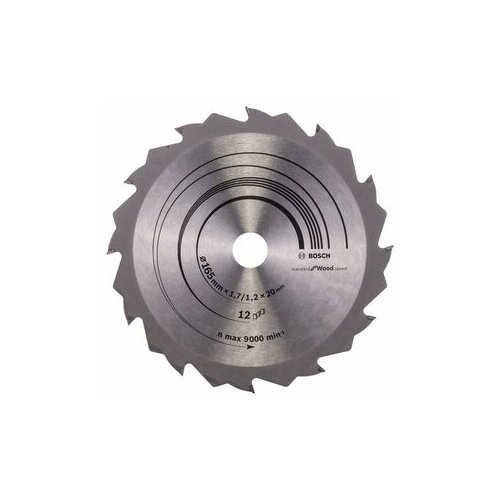 Bosch List kružne testere Speedline Wood 165x1,7 / 1,2x20 / 16 mm, Z=12, FZ / WZ 2608642600 Cene