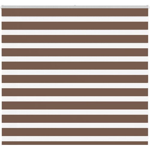 Zebra zavjesa Smeđa 160x100 cm &amp;Scaron;irina tkanine 155,9 cm Poliester Slike