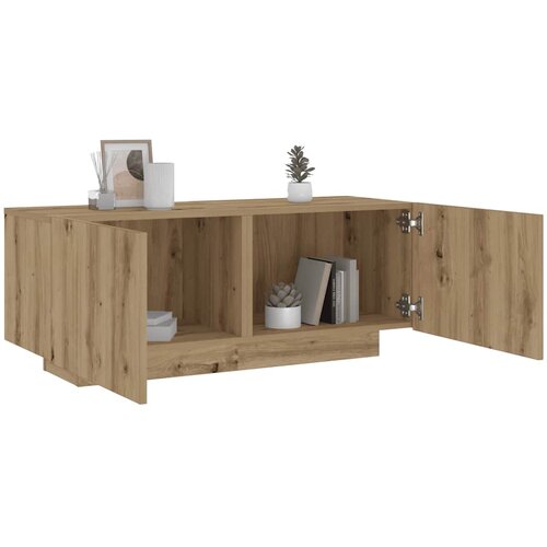 vidaXL Noćni ormarić Artisan hrast 100x35x40 cm izrađeno drvo Cijene