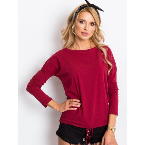 BASIC Feel Good Blouse-RV-BZ-5122.08P-burgundy Cene