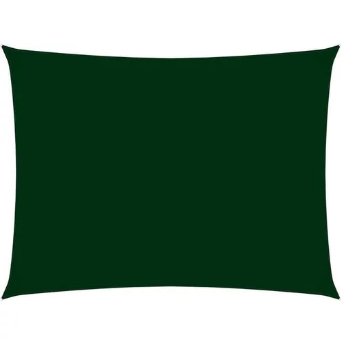  Senčno jadro oksford blago pravokotno 5x7 m temno zeleno