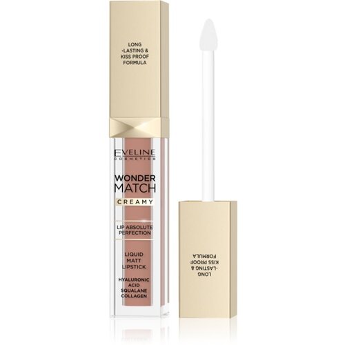 Eveline Cosmetics Wonder Match dolgoobstojna tekoča mat &amp;scaron;minka s hialuronsko kislino odtenek 11 Milky Nude 6.8 ml Slike