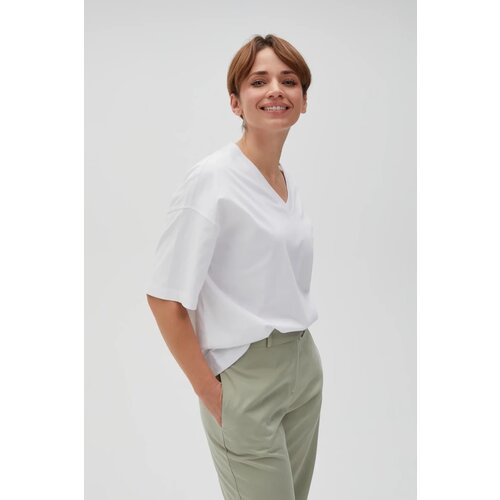 Marisse Women's T-Shirt L-Ts-4613 White Cene