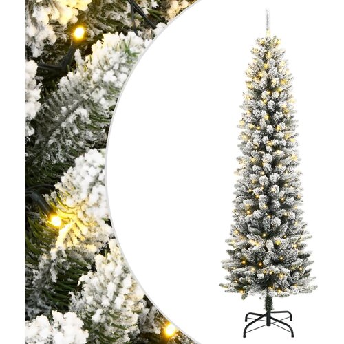vidaXL Umjetno božićno drvce sa 150 LED žarulja i snijegom 150 cm Cijene