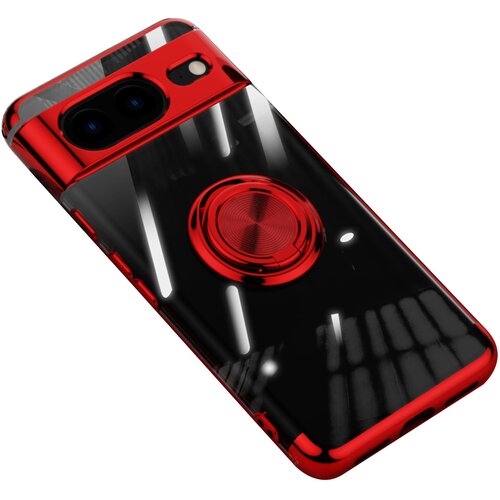 INORCO Galvaniziran TPU ovitek za telefon za Google Pixel 8, pokrov proti padcu s stojalom Ring, (22033473) Slike
