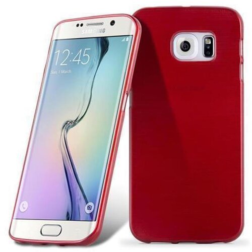 Cadorabo Ohi&scaron;je, združljiv s Samsungom v rdeči barvi, narejen iz fleksibilnega silikona TPU v bru&scaron;enem dizajnu, (20575698) Cene