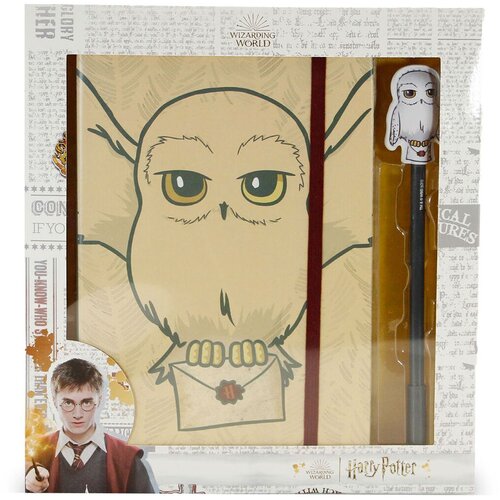 HARRY POTTER Hedwig set dnevnik + kemijska olovka Slike