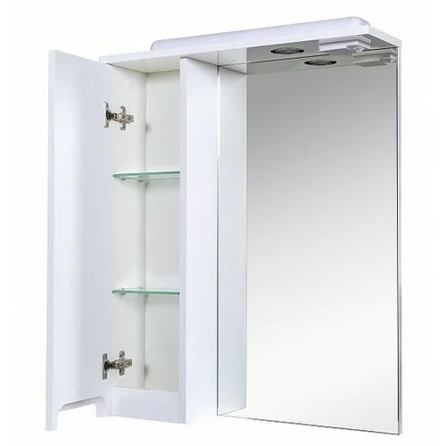Aqua rodos kopalniško ogledalo z levo omarico, 60 cm Quadro 60 OQUA60