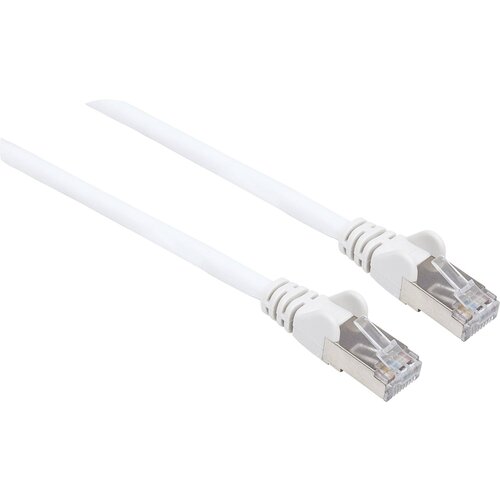 Intellinet 741392 RJ45 omrežni kabel\, Patch kabel CAT 6a (neobdelani kabel CAT7) S/FTP 3.00 m bela brez halogena 1 kos, (20421428) Cene