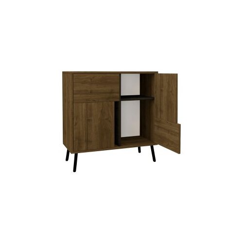 Hanah home vi&amp;scaron;enamenski ormar darien walnut black wood Slike