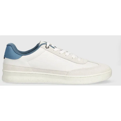 Tommy Hilfiger Superge COURT SNEAKER MIX CUP bela barva, FM0FM04484