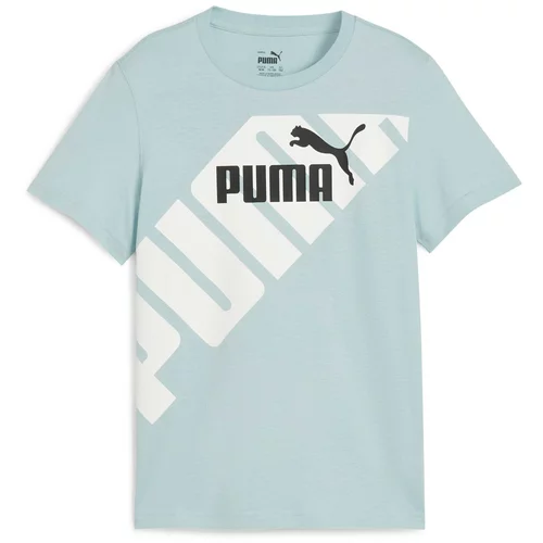 Puma Majica 'POWER' svijetloplava / crna / bijela