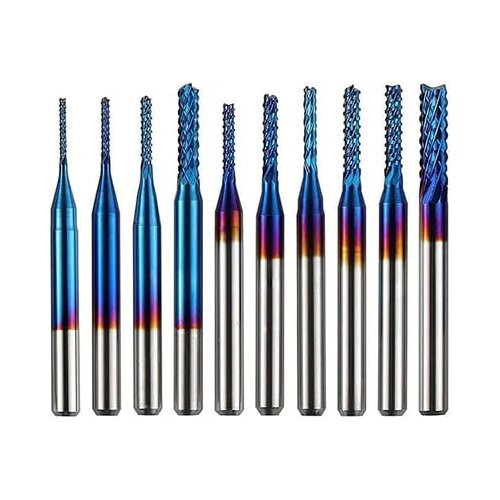  End mill sa Nano plavim premazom - Set od 10 Cene