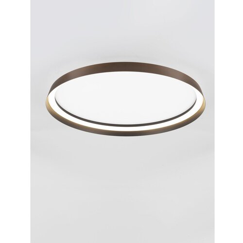 Nova Luce Rjava aluminijasta LED zatemnitvena stropna svetilka Ormi &amp;ndash; Slike