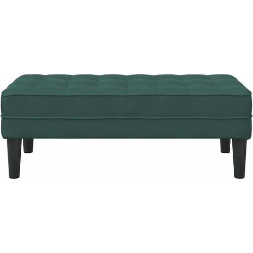  Klupa s jastukom Tamnozelena 113 x 57 x 39 cm Bar&amp;scaron;un Slike