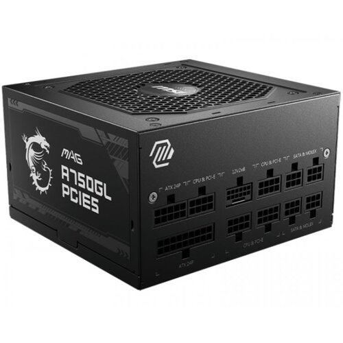 MSI MAG A750GL PCIE5 Napajanje, 750W, ATX, Crno Cene