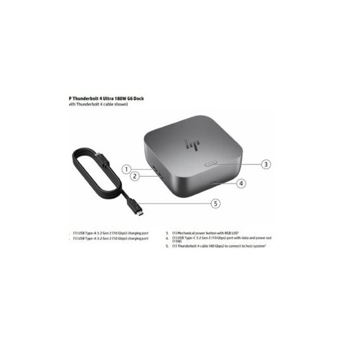 Docking HP Thunderbolt 4 Ultra 180W G6 (9X481UT) Slike