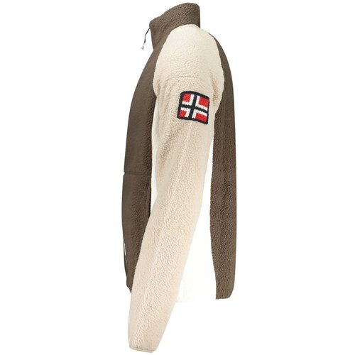  Mu&amp;scaron;ki smeđi džemper s patentnim zatvaračem NORVE&amp;Scaron;KA 1963 Slike