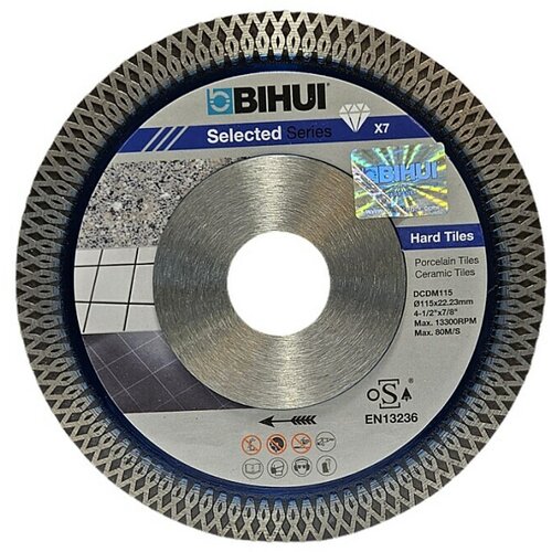 Bihui Dijamantna rezna ploča (Promjer: 115 mm, Provrt: 22,23 mm) Cijene