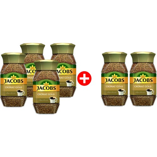 Jacobs instant kafa cronat gold 200g, 4+2 Slike