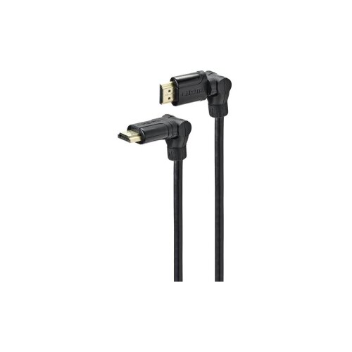 SpeaKa Professional HDMI priključni kabel 3.00 m SP-9510016 podržava HDMI crna [1x mu&amp;scaron;ki konektor HDMI - 1x mu&amp;scaron;ki konektor HDMI] Slike