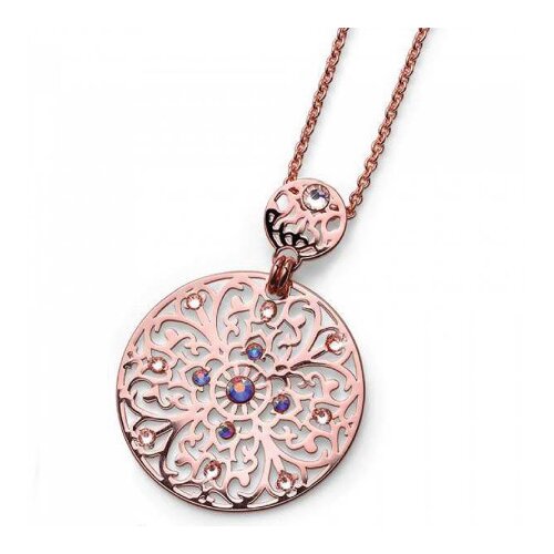 Ženski oliver weber orient rosegold crystal lanČiĆ sa swarovski kristalima ( 11951rg ) Slike