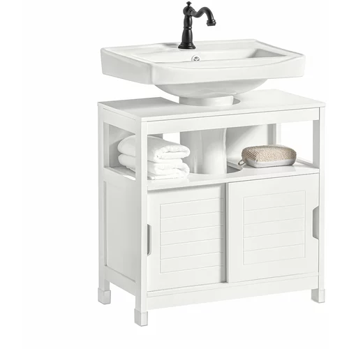SoBuy kopalniška omarica pod umivalnikom v beli barvi v skandinavskem slogu, (20814821)