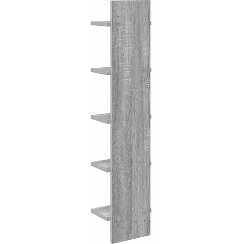  Zidna polica Siva Sonoma 22 x 15 x 100 cm Konstruirano drvo - Siva Sonoma 1 22 x 15 x 100 cm (5 etaža) Slike