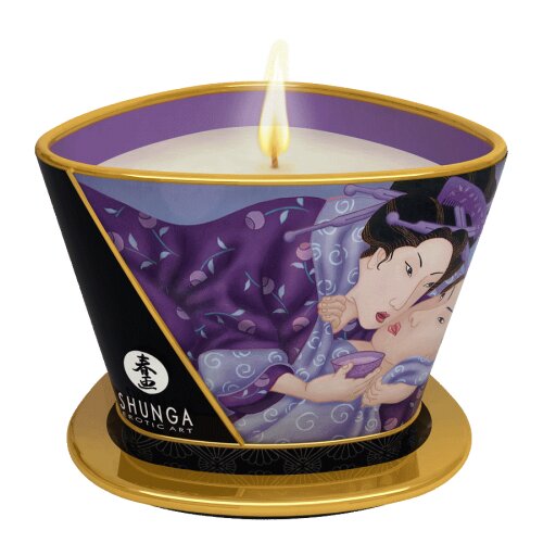 Shunga Libido Massage Candle Exotic Fruits 170ml Slike