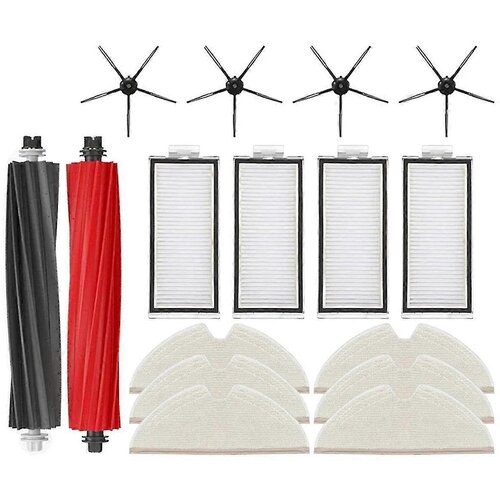 INORCO 16 kosov pribora za sesalnik Q8 Max, Q8 Max+, Q5 Pro, Q5 Pro+ Glavna stranska krtača Hepa Filter Mop C, (21848792) Slike