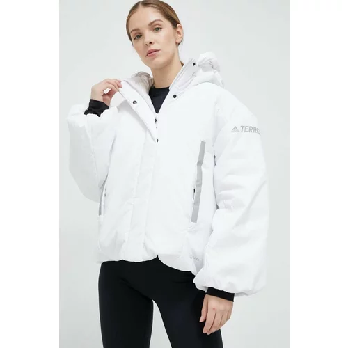 adidas Terrex Sportska pernata jakna Myshelter boja: bijela
