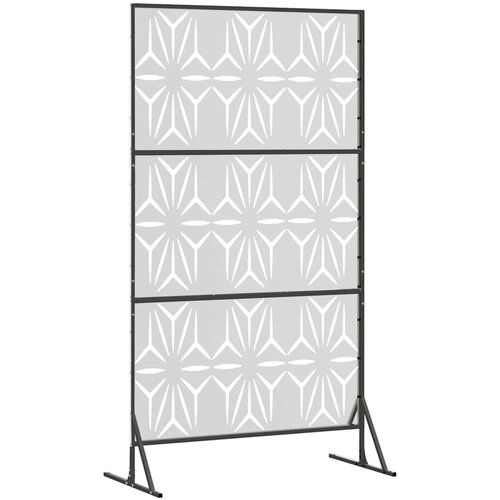  Zaslon za privatnost 100 x 50 x 180 cm Nehrđajući čelik Srebrna Slike