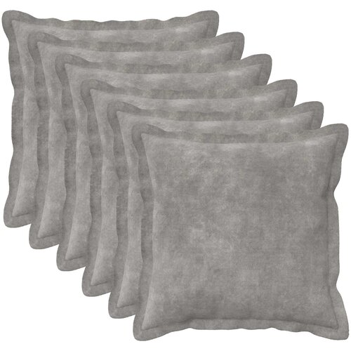 Presvlaka za jastuk 6 pcs HOUTEN Svjetlosiva 40 x 40 cm Cene