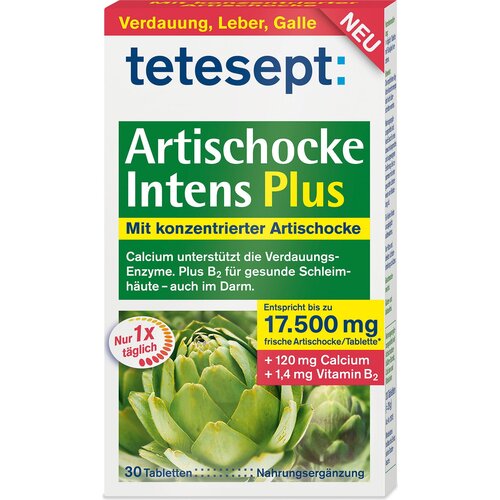 TETESEPT Artičoka Intens Plus - 30 tabl. Cene