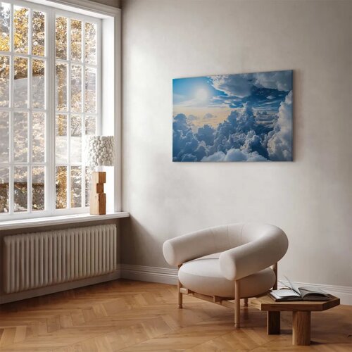  Slika - Symphony of Light: Sun and Clouds Collaborating on a Beautiful Sky 90x60 Cijene