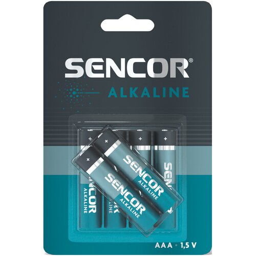 Sencor LR03 AAA alkalne baterije 1,5 V, pakovanje 4+2 kom Slike
