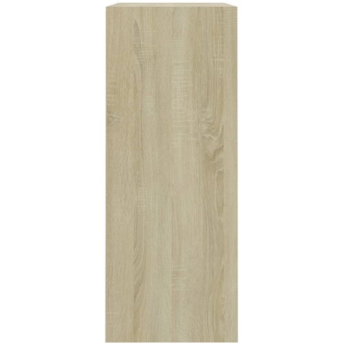  za knjige s 2 razine boja hrasta 80x30x76,5 cm iverica Slike