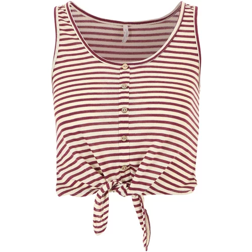 Only Petite Top 'CANNES' bež / jagoda