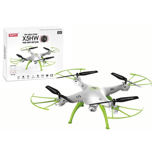 Lean_Toys Belo zeleni RC dron X5HW Cene