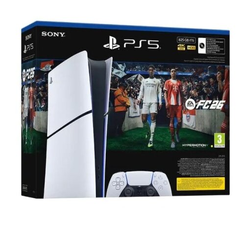 Sony PlayStation&reg; 5 konzola Slim Digital Edition 825 GB bijela/crna uklj. EA SPORTS FC&trade; 26 Cijene