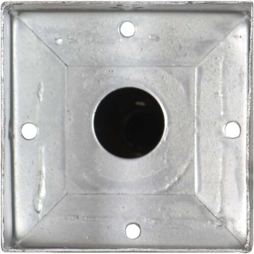 vidaXL Talne konice 6 kosov srebrne 12x12x56 cm pocinkano jeklo Cene
