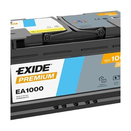 Exide Premium EA1000 &ndash; Maksimalni Kapacitet i Vrhunska Startna Snaga Cijene