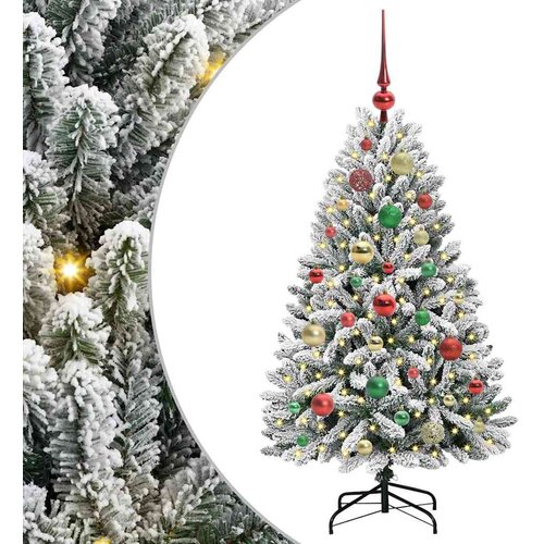 Umjetno božićno drvce 120 cm 150 LED lampica Topla bijela Slike