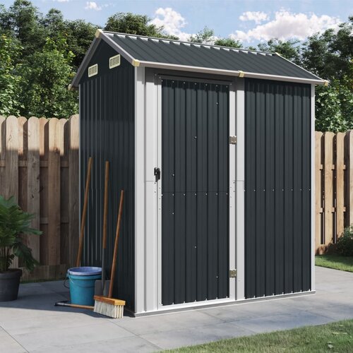 vidaXL Vrtna lopa antracitna 192x152,5x237 cm pocinkano jeklo Cene